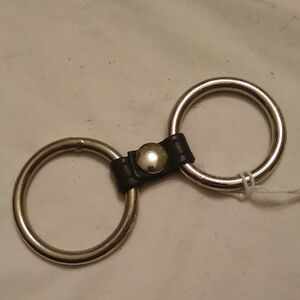 C-Ring Double Silver Rings, #15